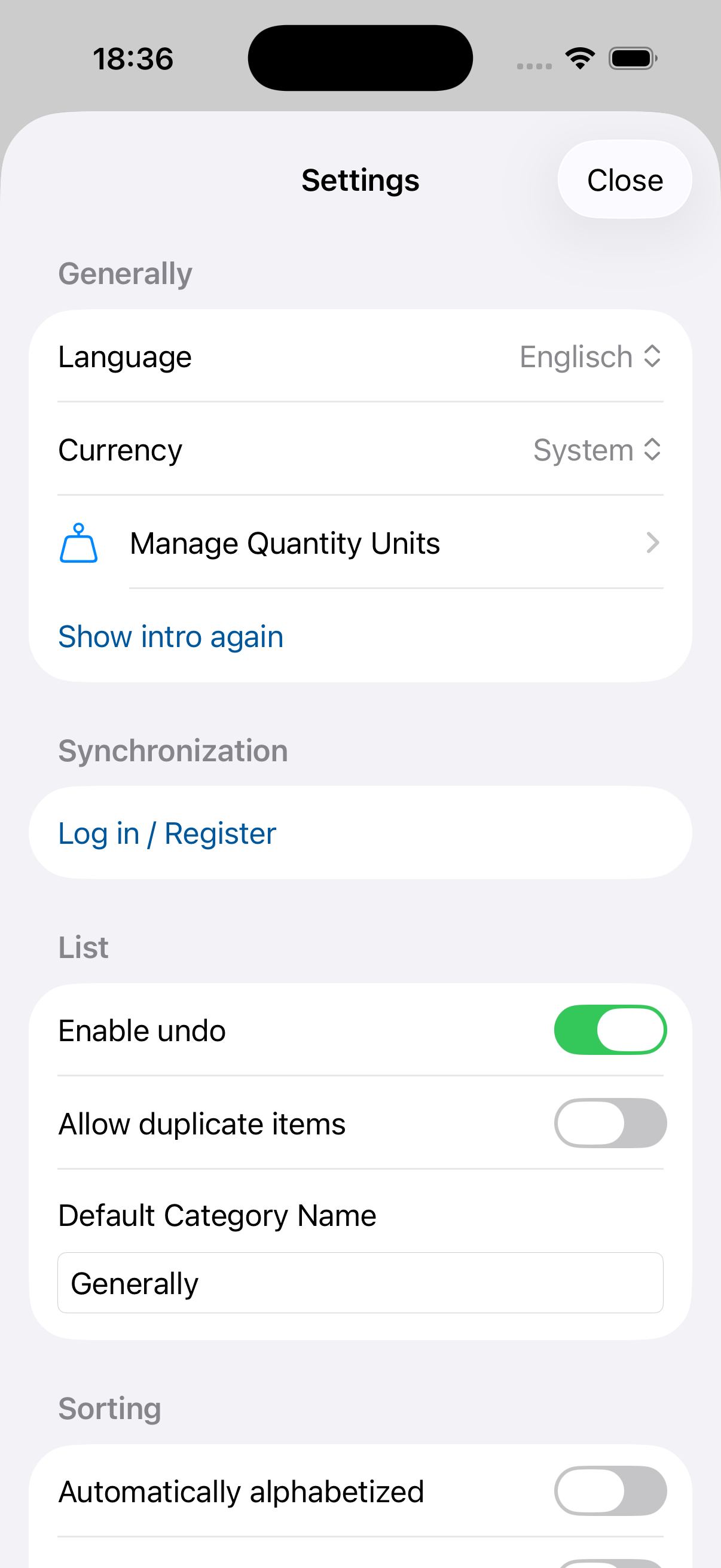 Home Screen widget on iOS