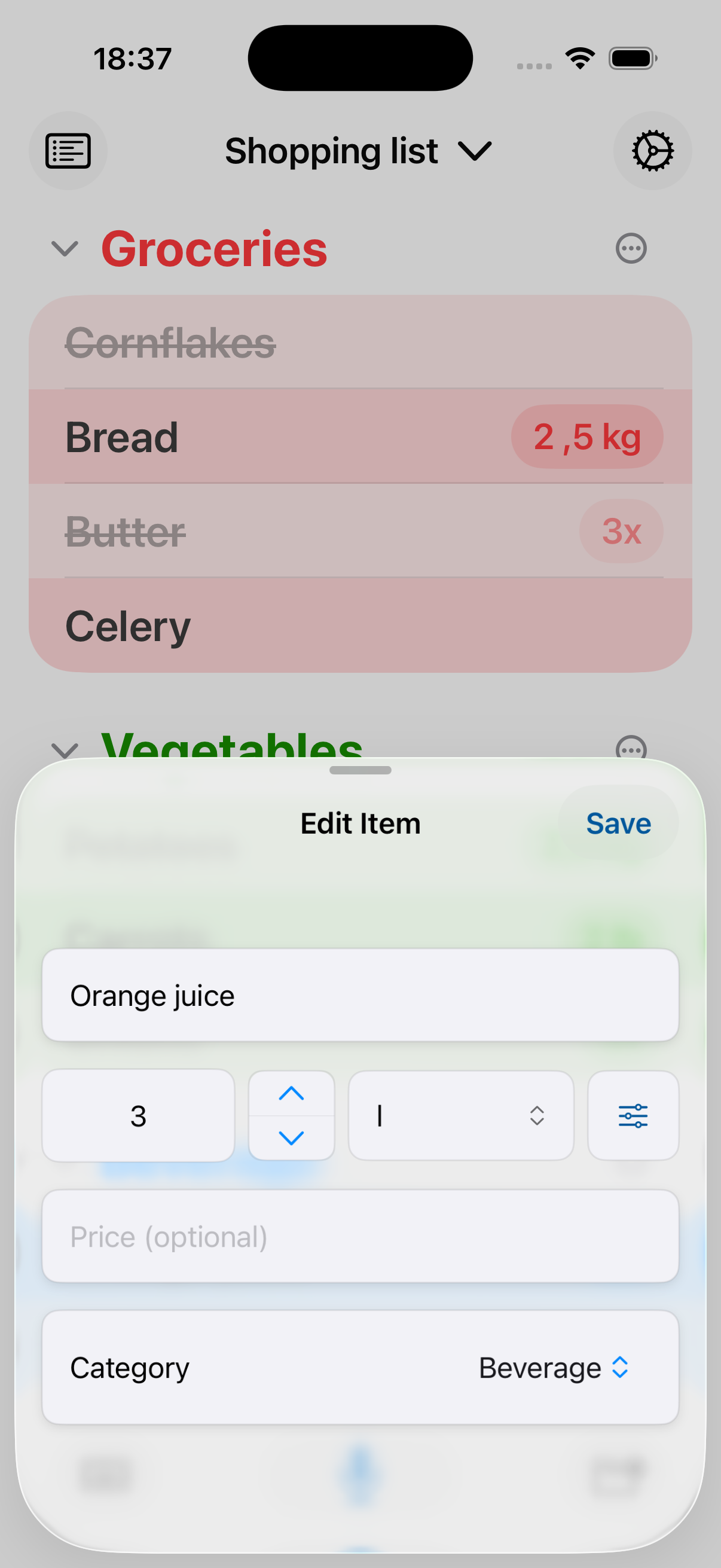 Family share on iOS